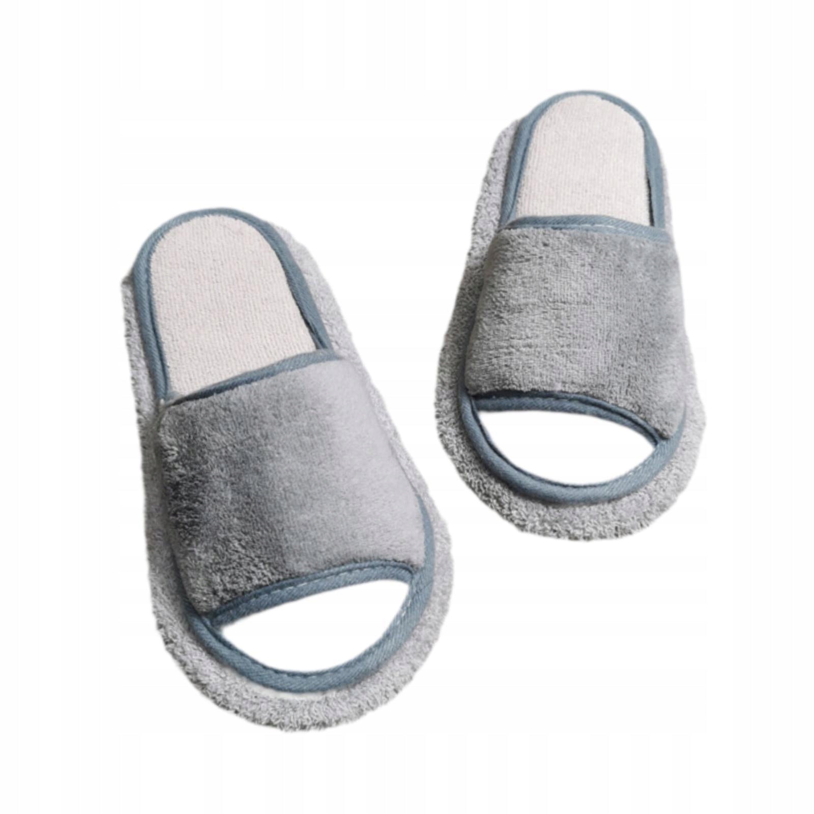 Mop Slippers Detachable Portable Comfortable Mute Practical Grey 24.5cm