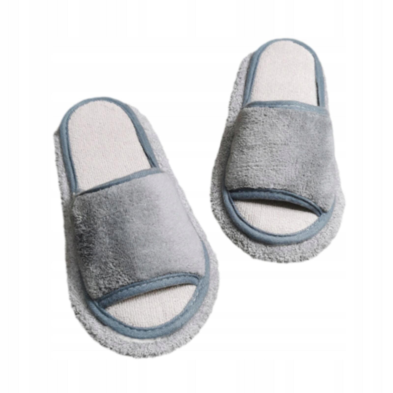Mop Slippers Detachable Portable Comfortable Mute Practical Grey 28cm