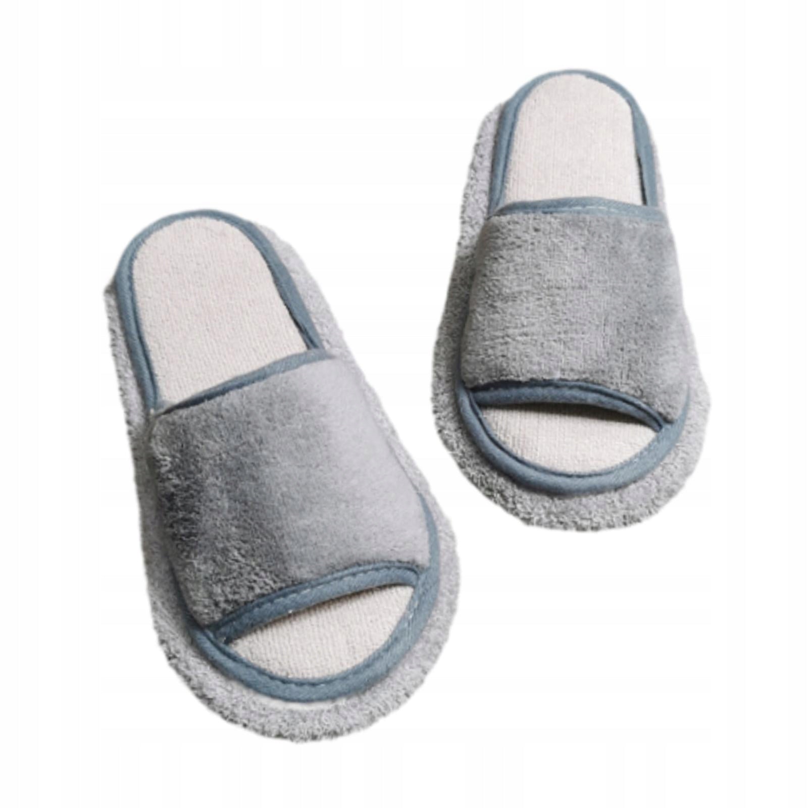 Mop Slippers Men Women Comfortable Open Toe Quiet Practical Grey 26.5cm Brand no brand