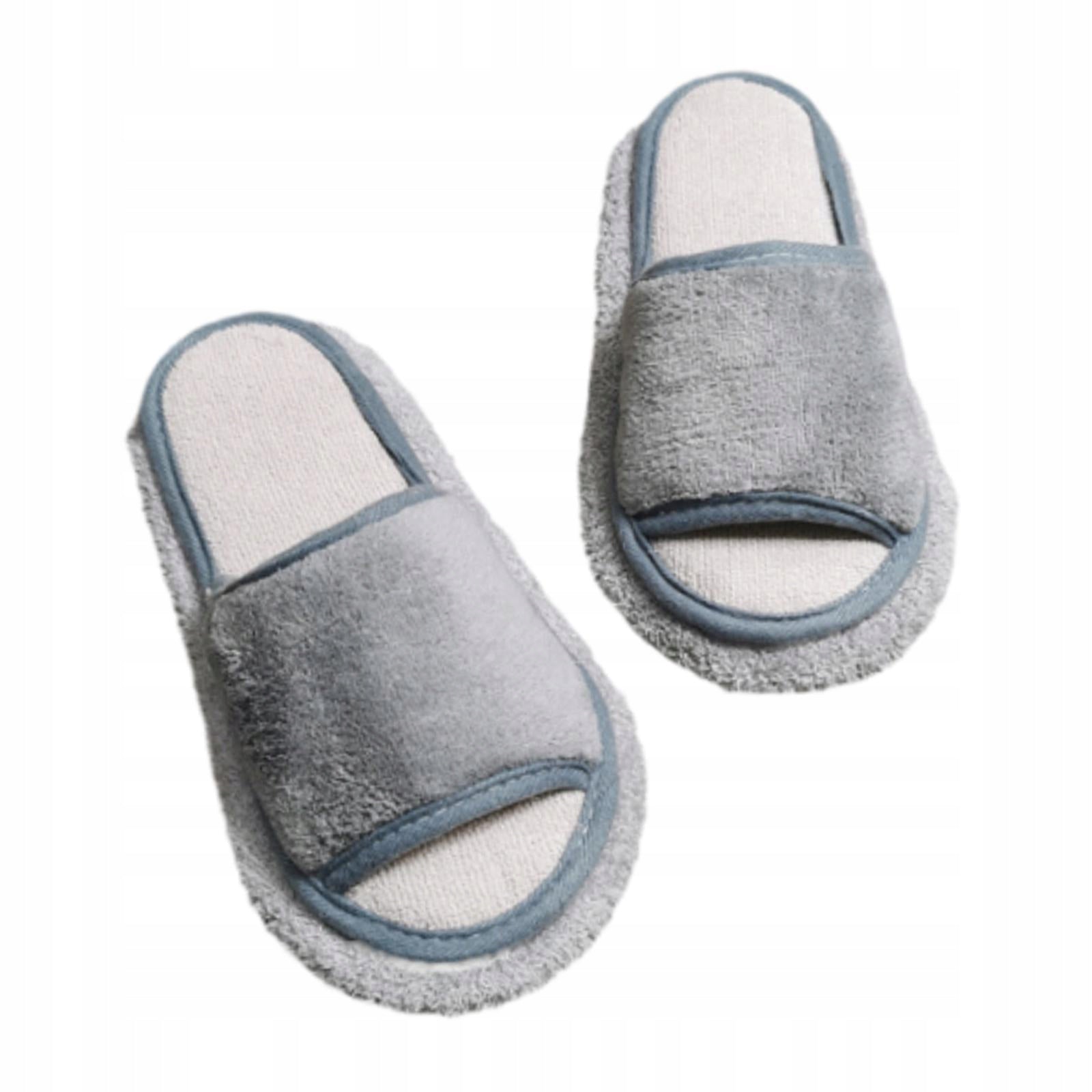 Mop Slippers Men Women Comfortable Open Toe Quiet Practical Grey 28cm Brand no brand