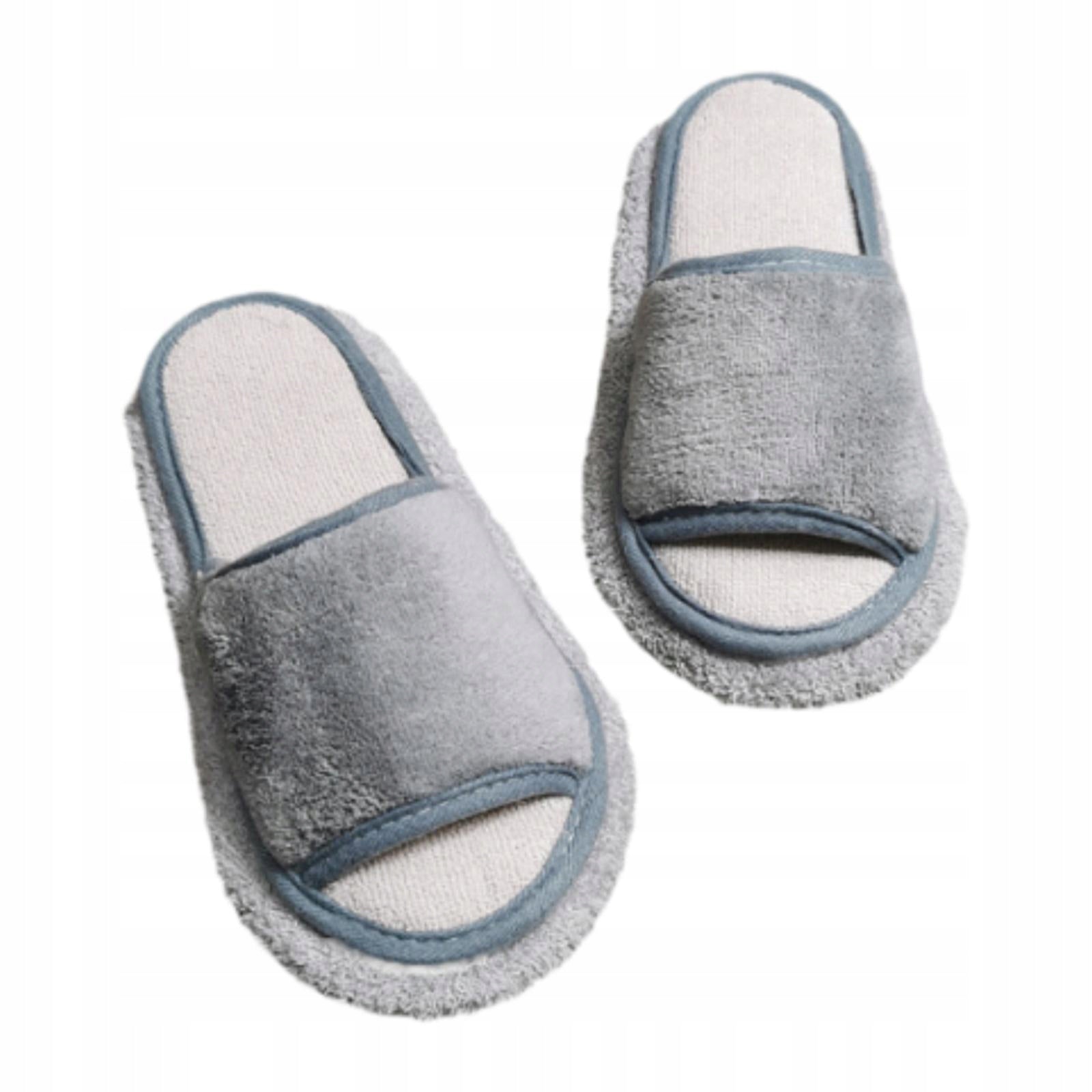 Mop Slippers Men Women Comfortable Open Toe Quiet Practical Grey 28cm Packaging status original
