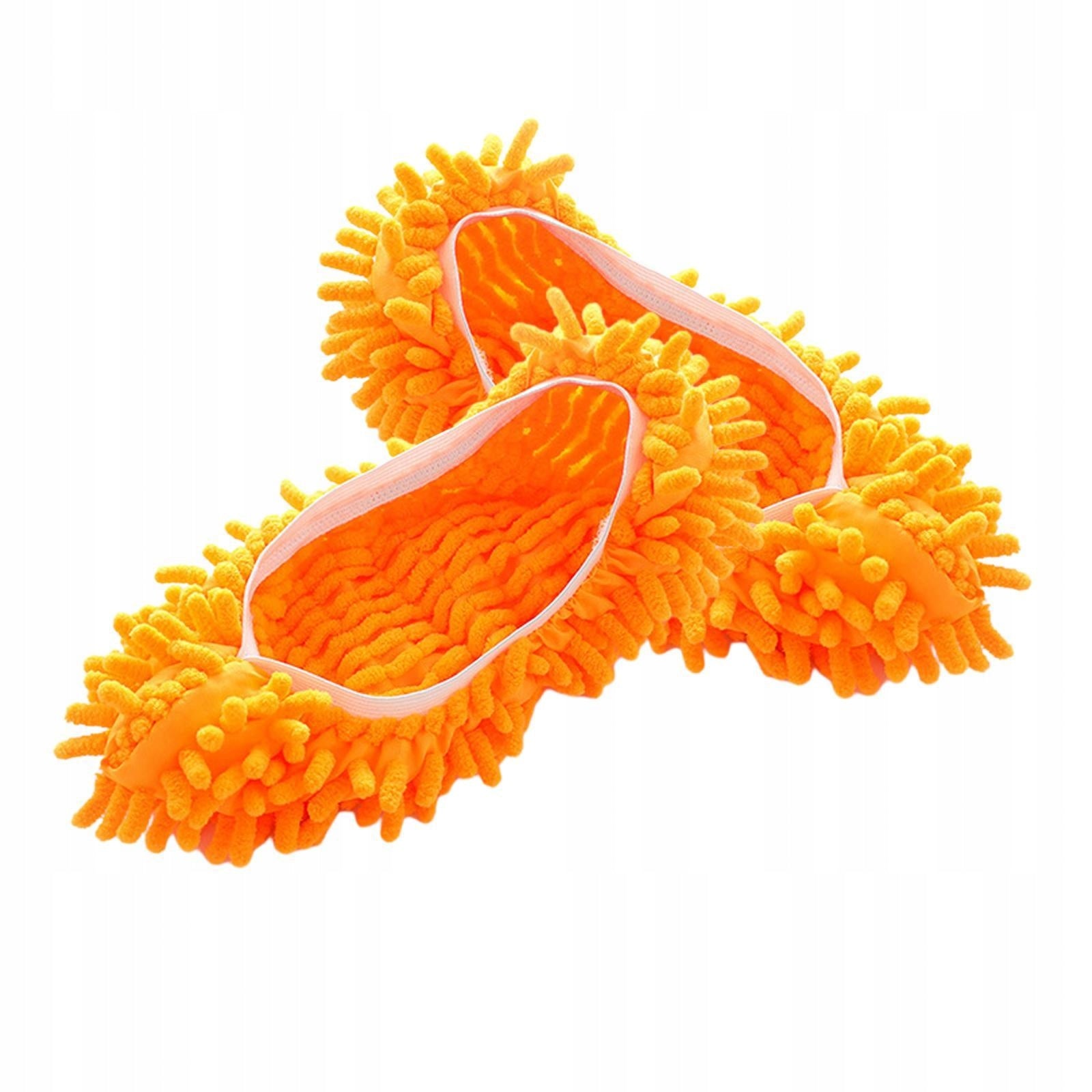 Mop Slippers Shoe Cover Feather Duster Slippers Floor Cleaning Orange Manufacturer code 14272044423