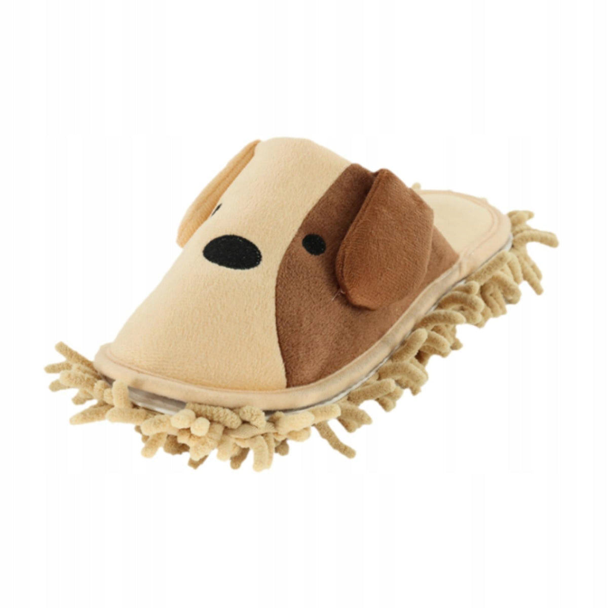 Mop Slippers Washable Soft Dirt Cleaning Tool Supplies Beige 38 to 41