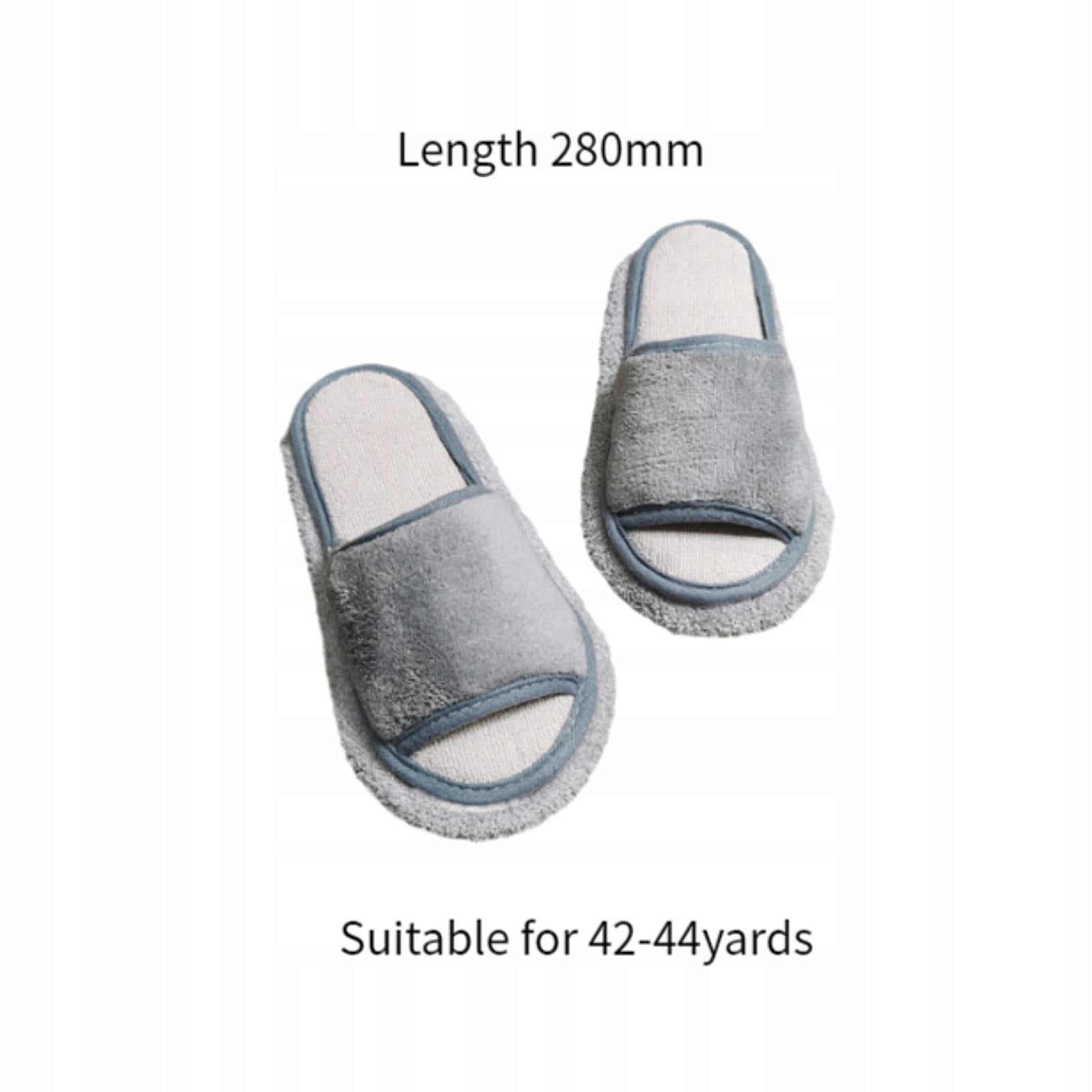Mop Slippers Women Men Open Toe Practical Cleaning Shoes for Grey 28cm Brand no brand