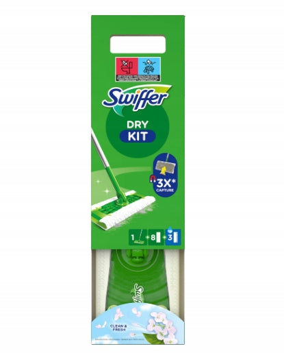 Mop Swiffer FRESH Starter Kit 11 Cartridges 8 + 3 Limited Edition - HIT