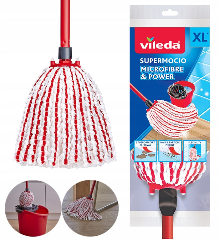Mop Vileda Microfibre And Power Two Types of Fiber