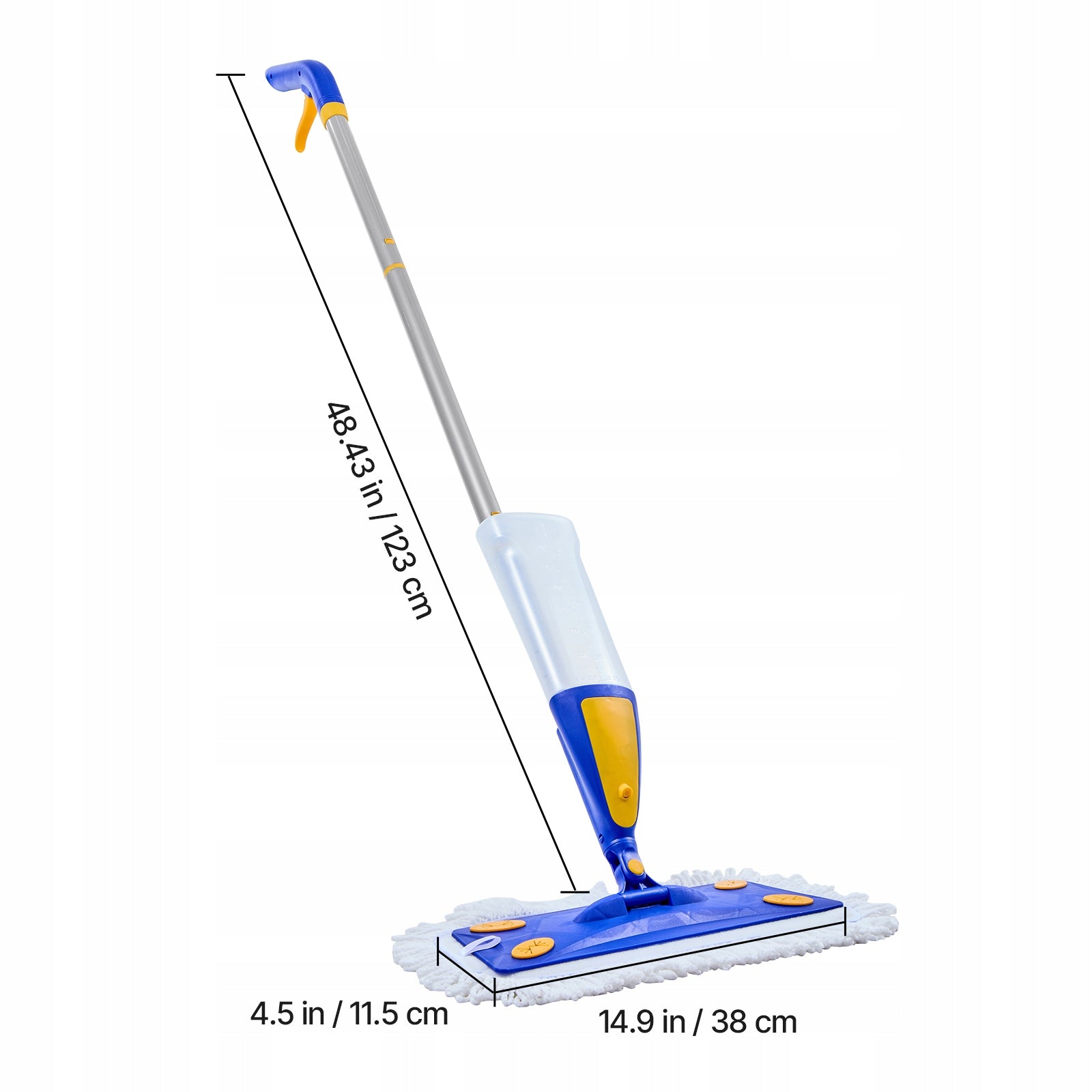 Mop With Sprayer With 3 Reusable And 800ML Water Tank Manufacturer code PSTBSDPSZMDM9