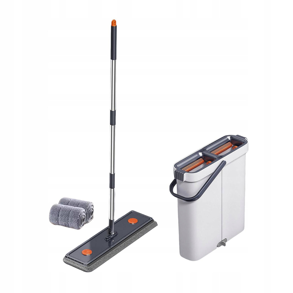 Mop and Bucket Set Replacement Microfiber Pads Wet or Dry or Use Hardfloor Manufacturer code 10170110388