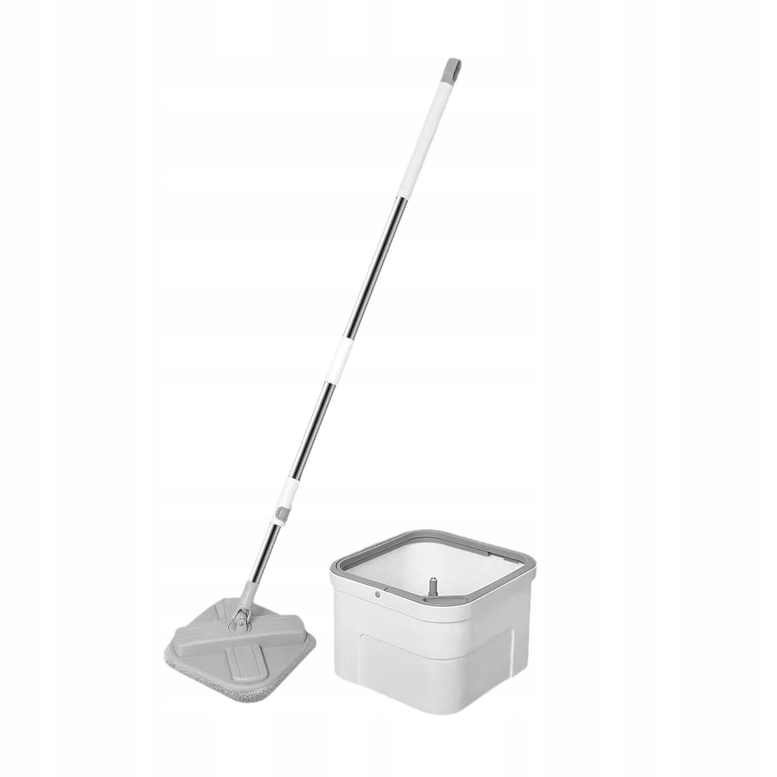 Mop and Bucket Set with Long Handle Microfiber Mop Head Rotary Mop Cleaning Packaging status original