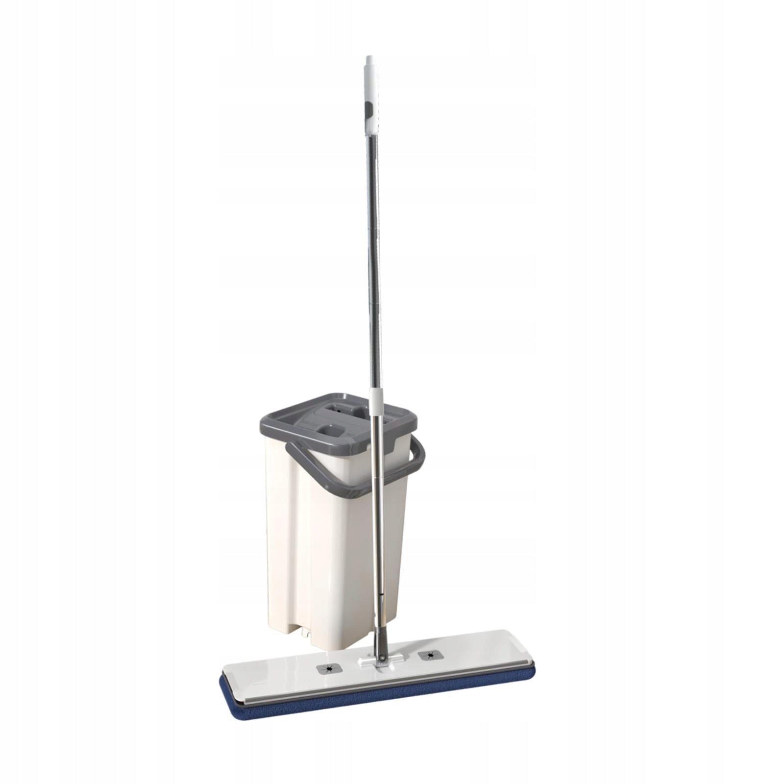 Mop and Bucket with Wringer Set Household Supply Flat Mop Wet Dry Style A Packaging status original