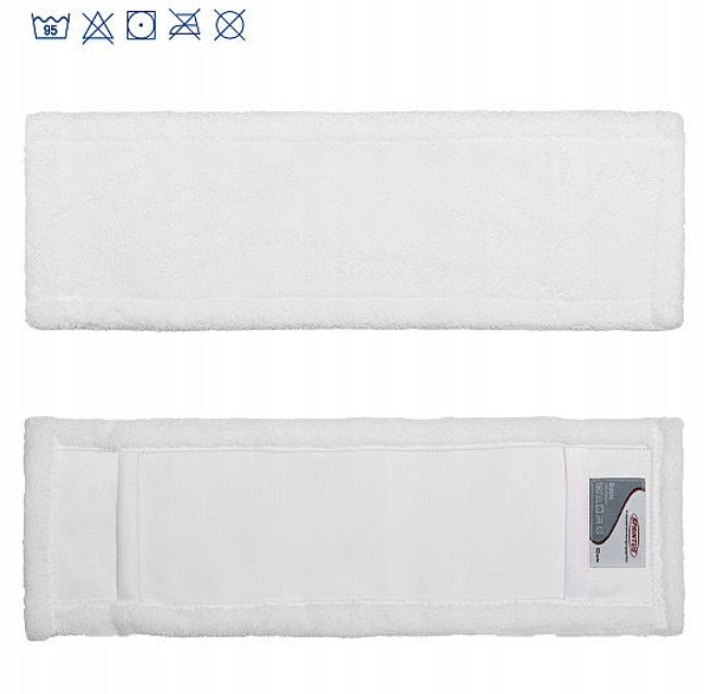 Mop cover microfiber for mop flat color white Sprintus 50cm 301231