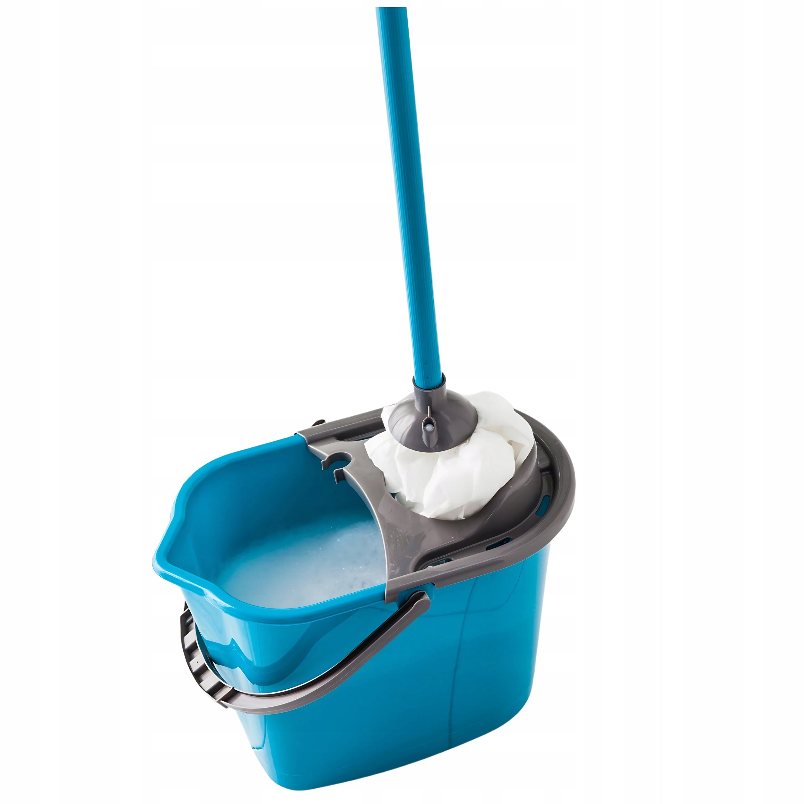 Mop with Bucket York String Set 10l Squeezer Stable Stick 110cm