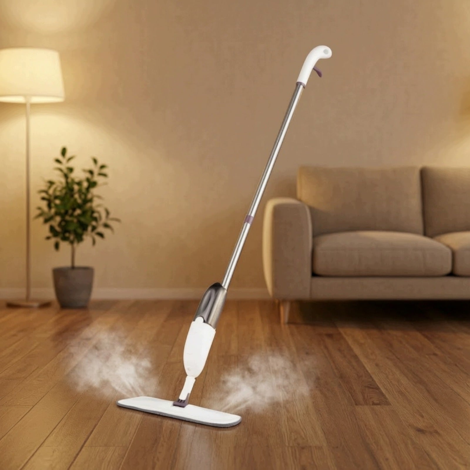 Mop with Sprayer Low-Profile Flat Spray Mop Multi-Purpose for Apartments Packaging status original