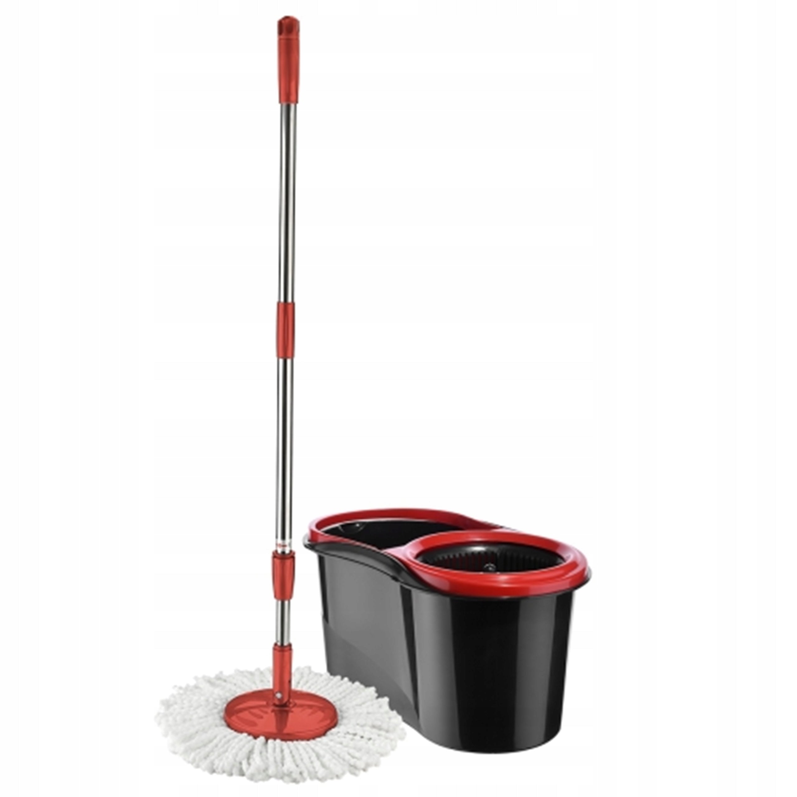 Mop with rotary drainage system