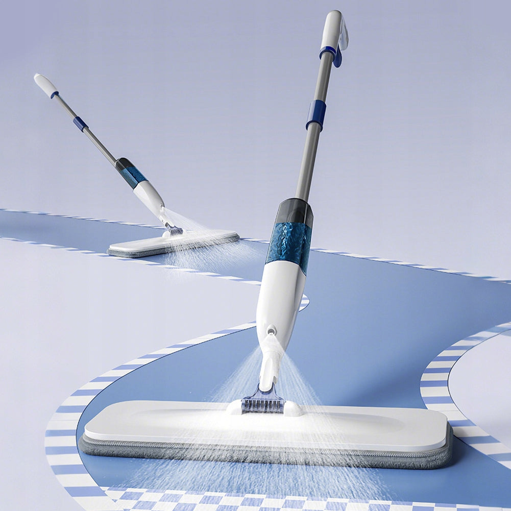 Mop z rozpylaczem, obrót o 360 stopni, mop do płytek i parkietów, Biały Manufacturer code Rudypinky