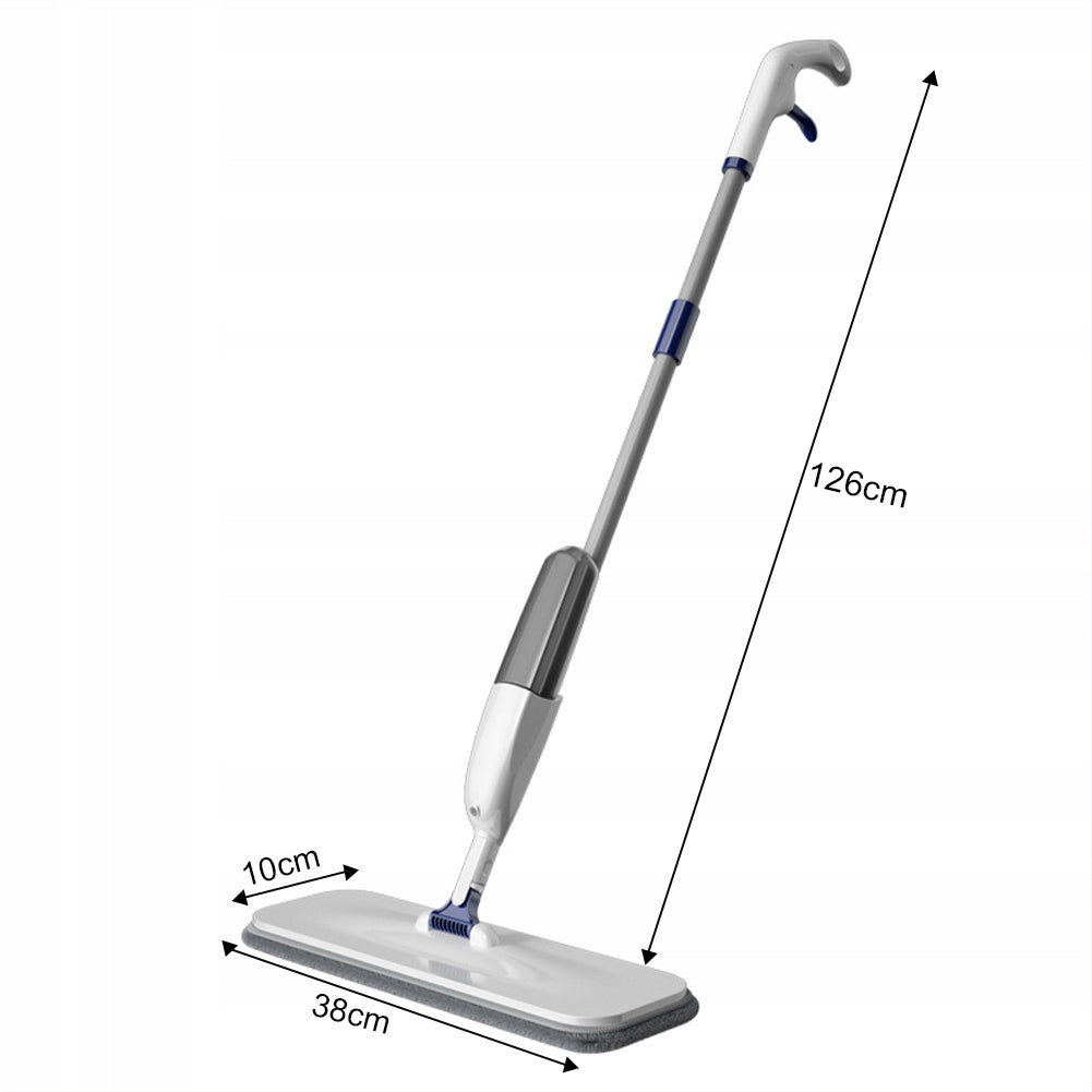 Mop z rozpylaczem, obrót o 360 stopni, mop do płytek i parkietów, Biały Packaging status original