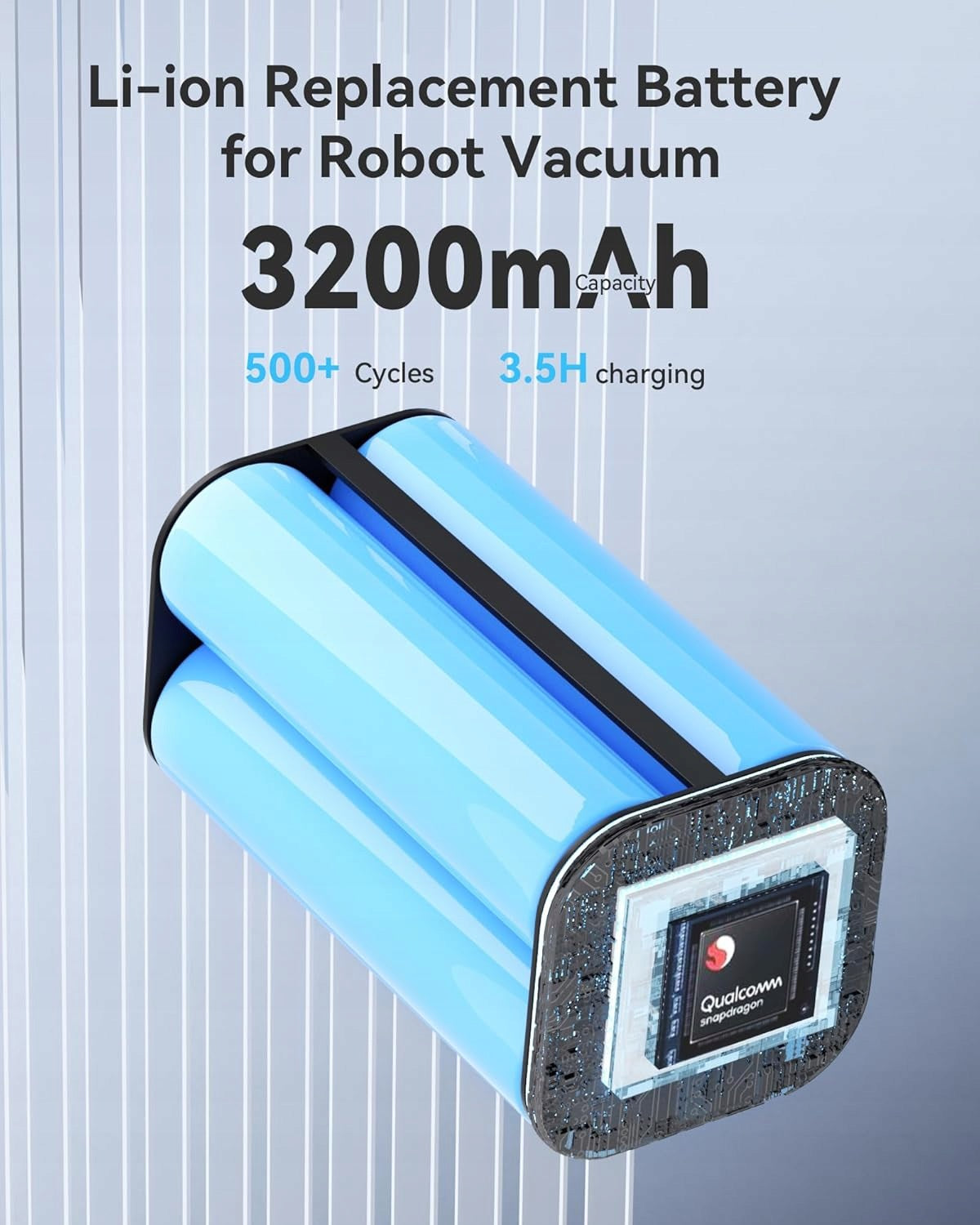 Morpilot Rechargeable Lithium-Ion Battery 14.4V 3200mAh Robot Vacuum Cleaner Brand no brand