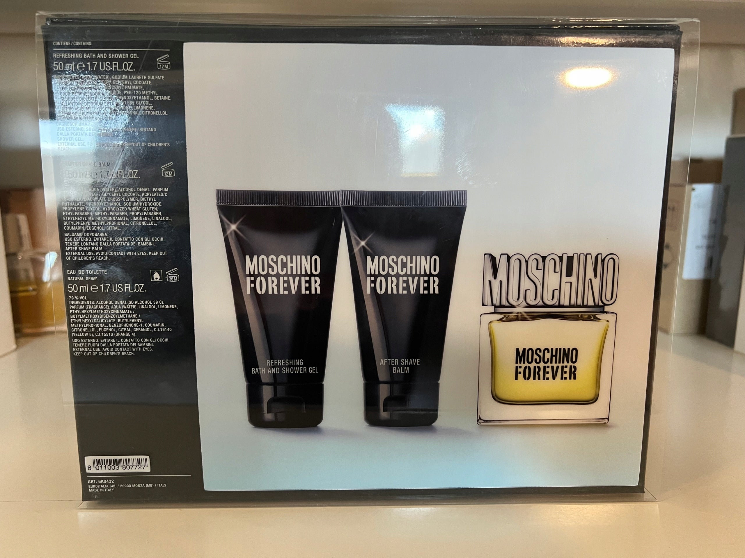 Moschino Forever For Men set 50ml.EDT+ 50ml.S.G+50ml.A.S from Konju9 Manufacturer code 8011003807727