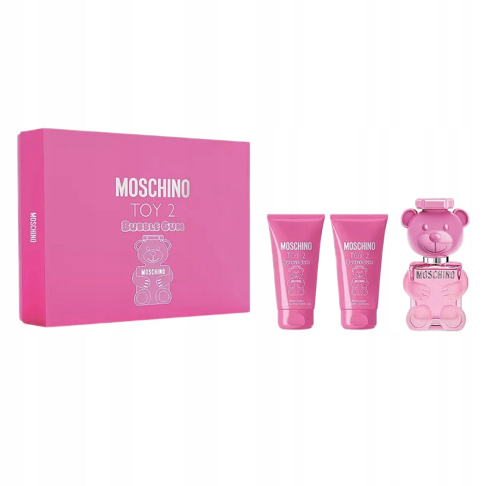 Moschino Toy 2 Bubble Gum EDT 50 ml + SG 50 ml + BL 50 ml Packaging status original