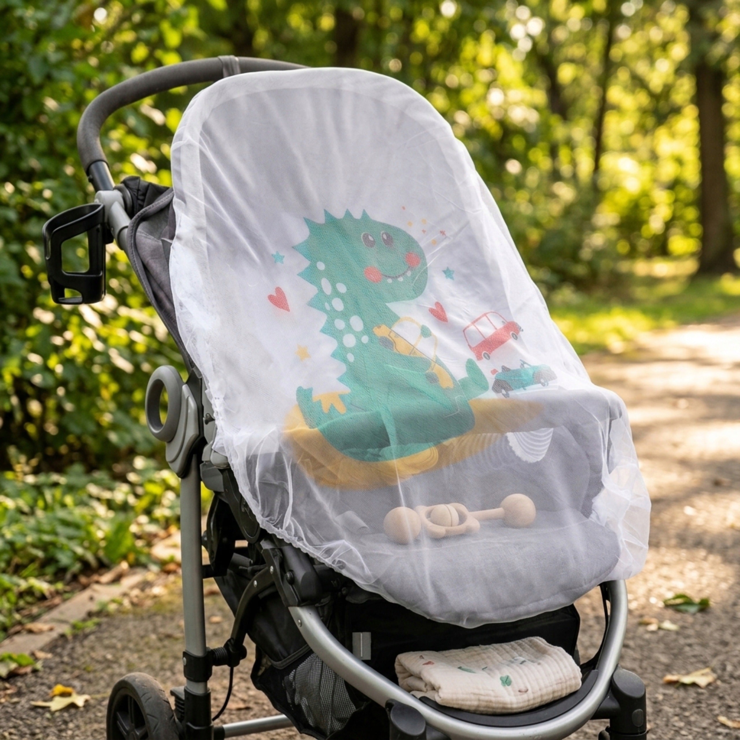 Mosquito Net for Universal Stroller - Mosquito Net for Stroller Gondola Cots Brand no brand