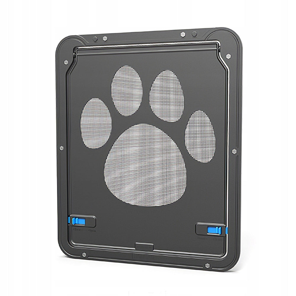 Mosquito net for doors with magnetic flap. Automatic lockable VT