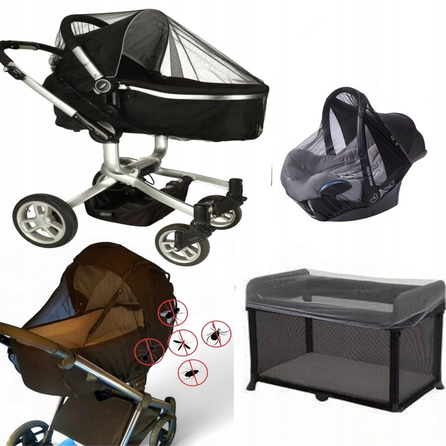 Mosquito net for stroller gondola stroller cradle RUBBER black DARKENS Brand Abc Design