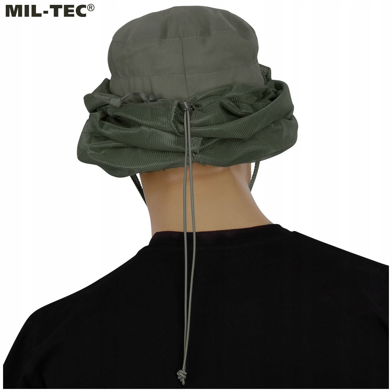 Mosquito net travel hat net protection against mosquitoes MIL-TEC +GR. Dominant material polyester