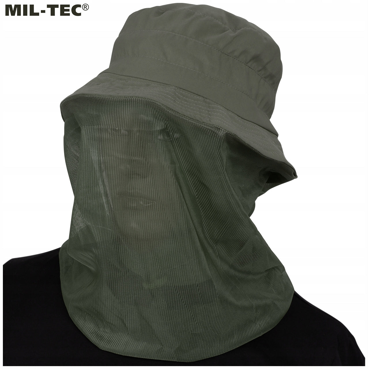 Mosquito net travel hat net protection against mosquitoes MIL-TEC +GR. Packaging status original