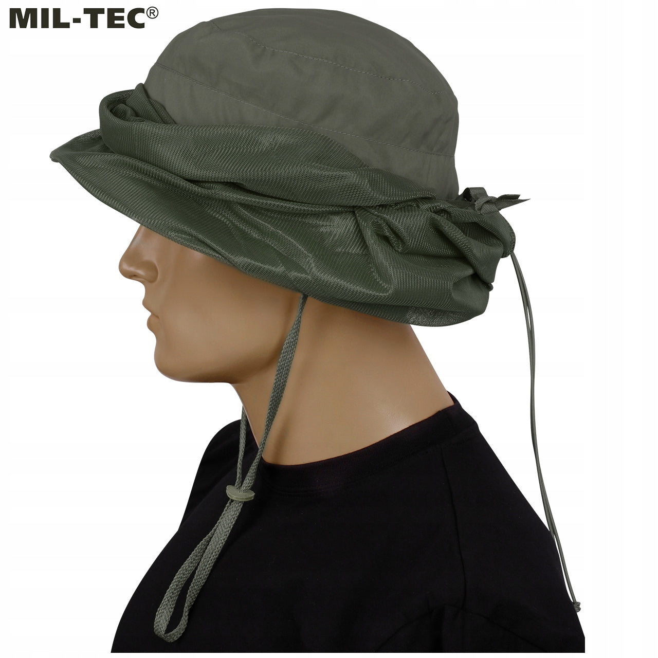 Mosquito net travel hat net protection against mosquitoes MIL-TEC +GR. Size (head circumference in cm) 60
