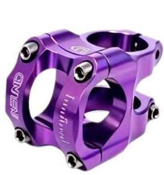 Mostek MTB CNC aluminium31.8x28.6mm jednoc2esciowywytrzymaly fioletowy