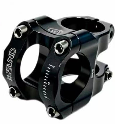 Mostek MTB CNC aluminium31.8x28.6mm jednoczesciowywytrzymaly czarny