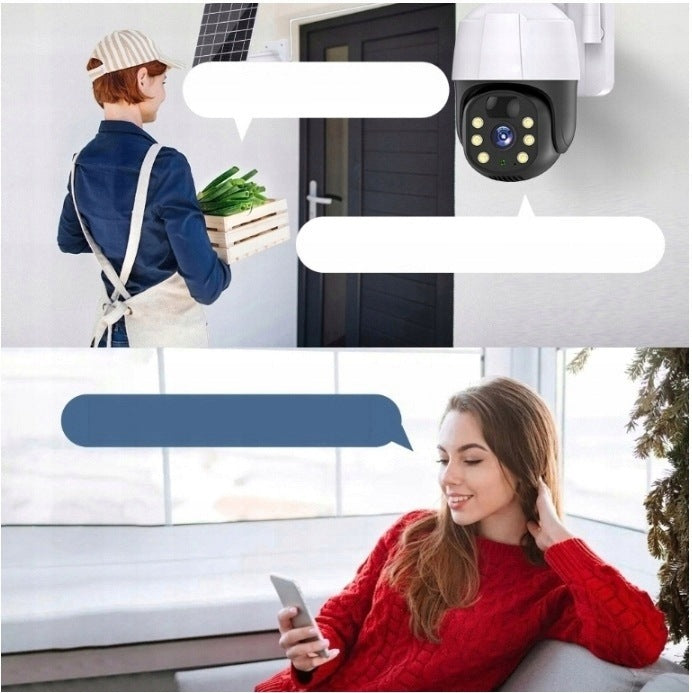 Motion Alarm Solar Camera 4G LTE 3MP Two Way Outdoor Brand no brand