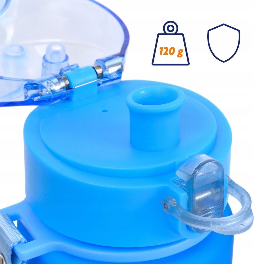 Motivational water bottle sealed sports bottle with mouthpiece 560 ml Additional features handle mouthpiece BPA-free water consumption indicator