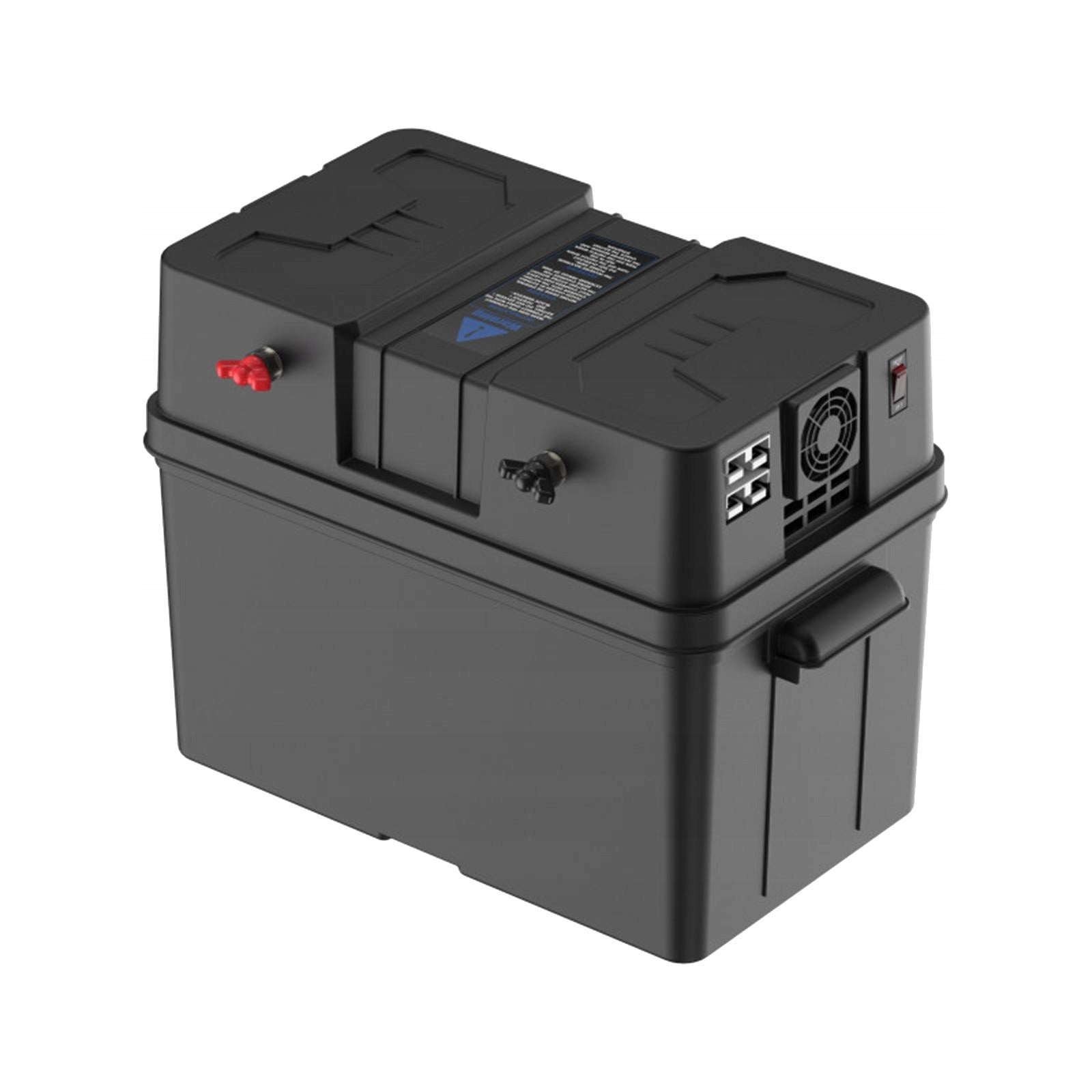 Motor Battery Box Outdoor Battery Tray Cases Dual USB Ports Waterproof Brand no brand