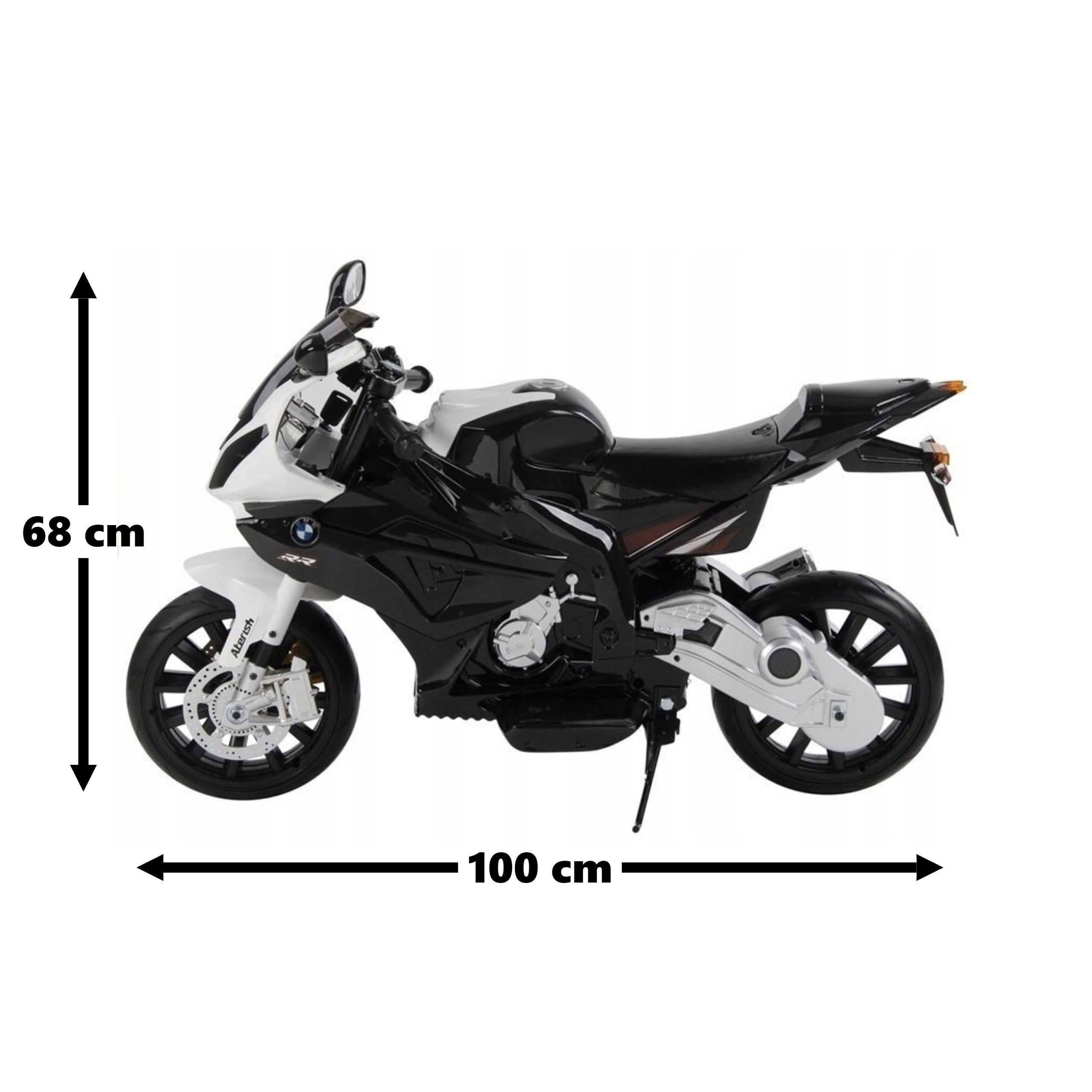 Motor Battery Operated Kids Electric Tricycle LED Lights Black Brand Tojsy