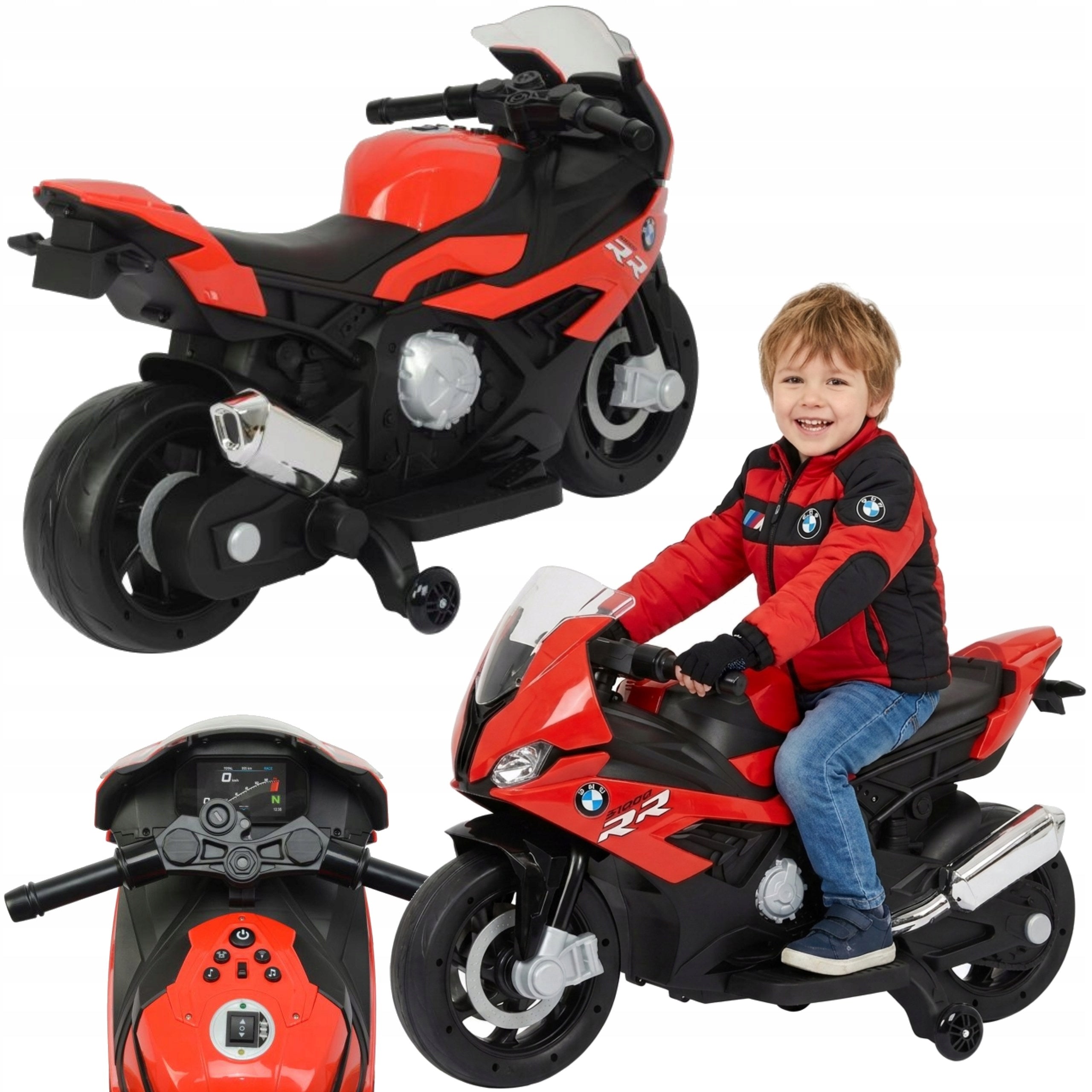 Motor Battery Operated Kids Electric Vehicle Chaser Light Red