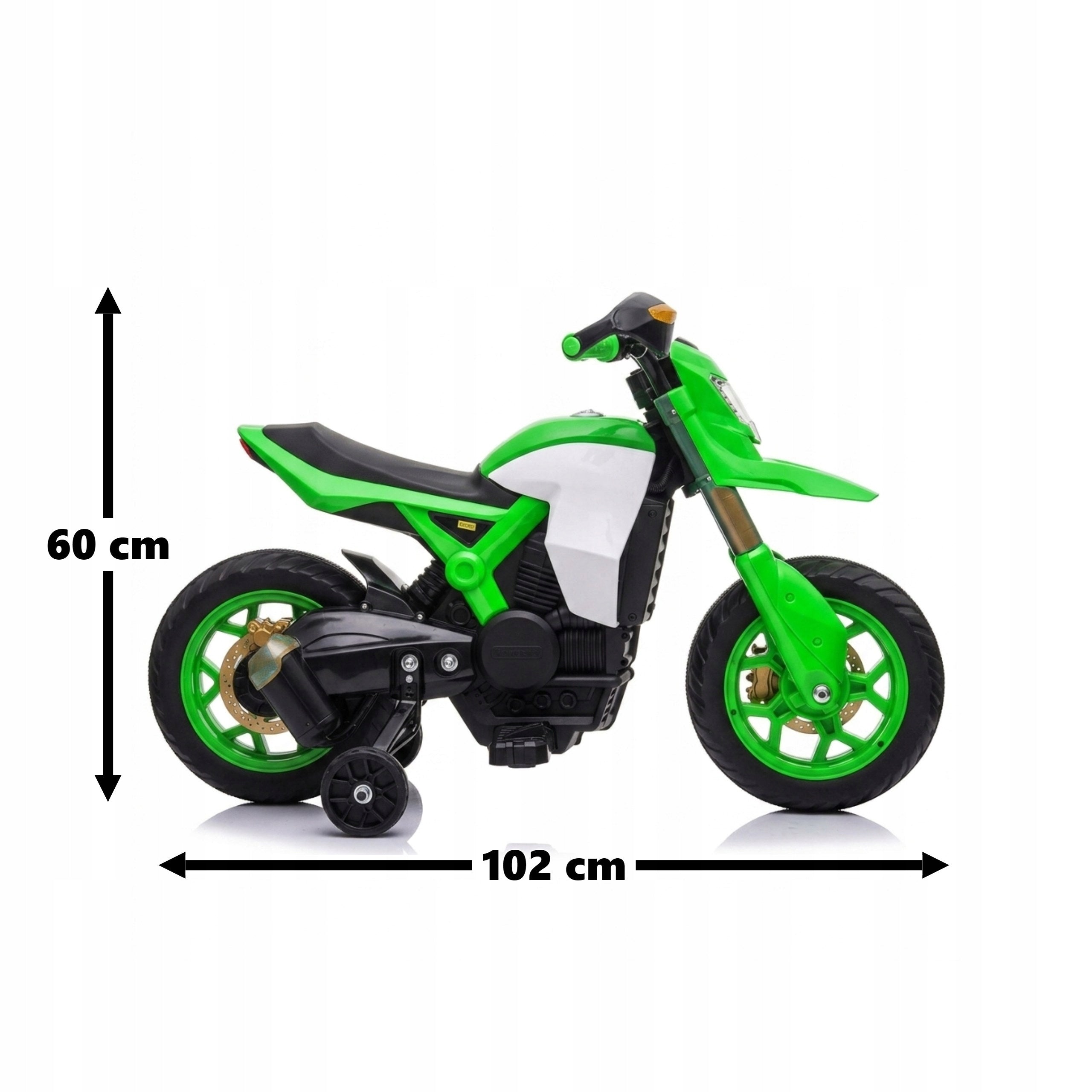 Motor For Baby Rechargeable Tricycle Electric LED Lights Green Brand Tojsy