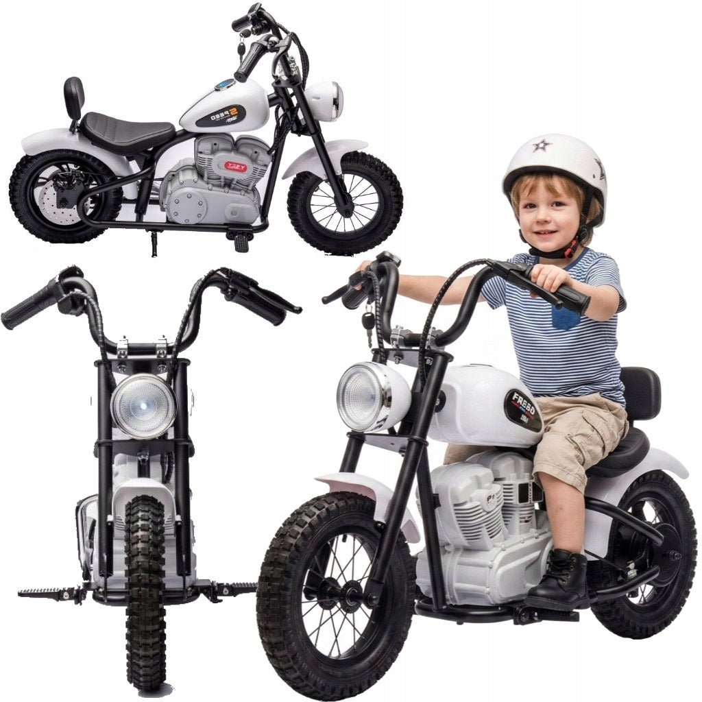 Motor For Children's Battery 36V Pumped Wheels Disc Brake White