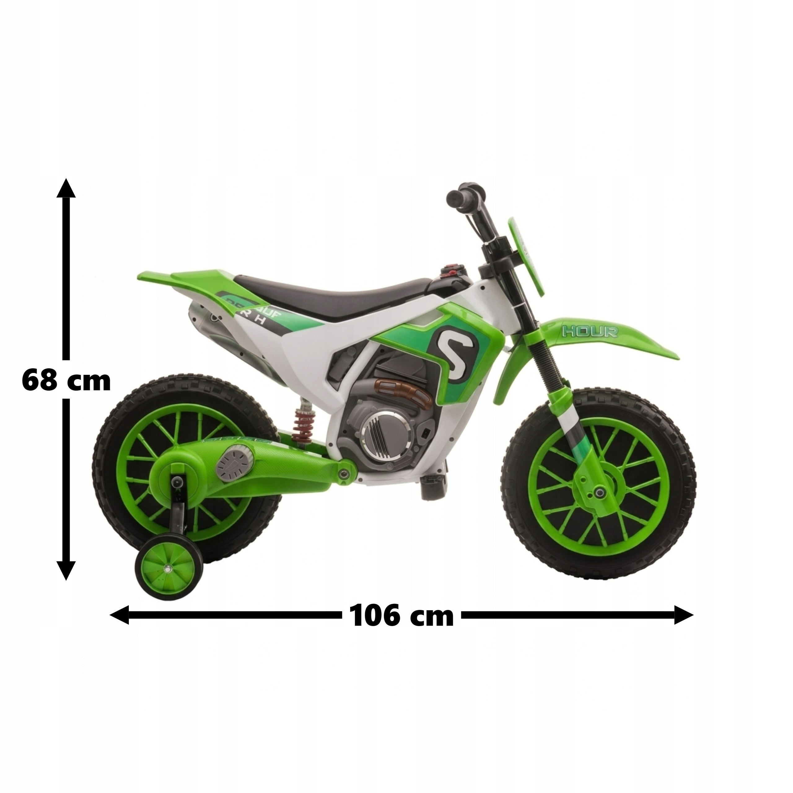 Motor For Electric Battery For Child Sports 12 V Green Brand Tojsy