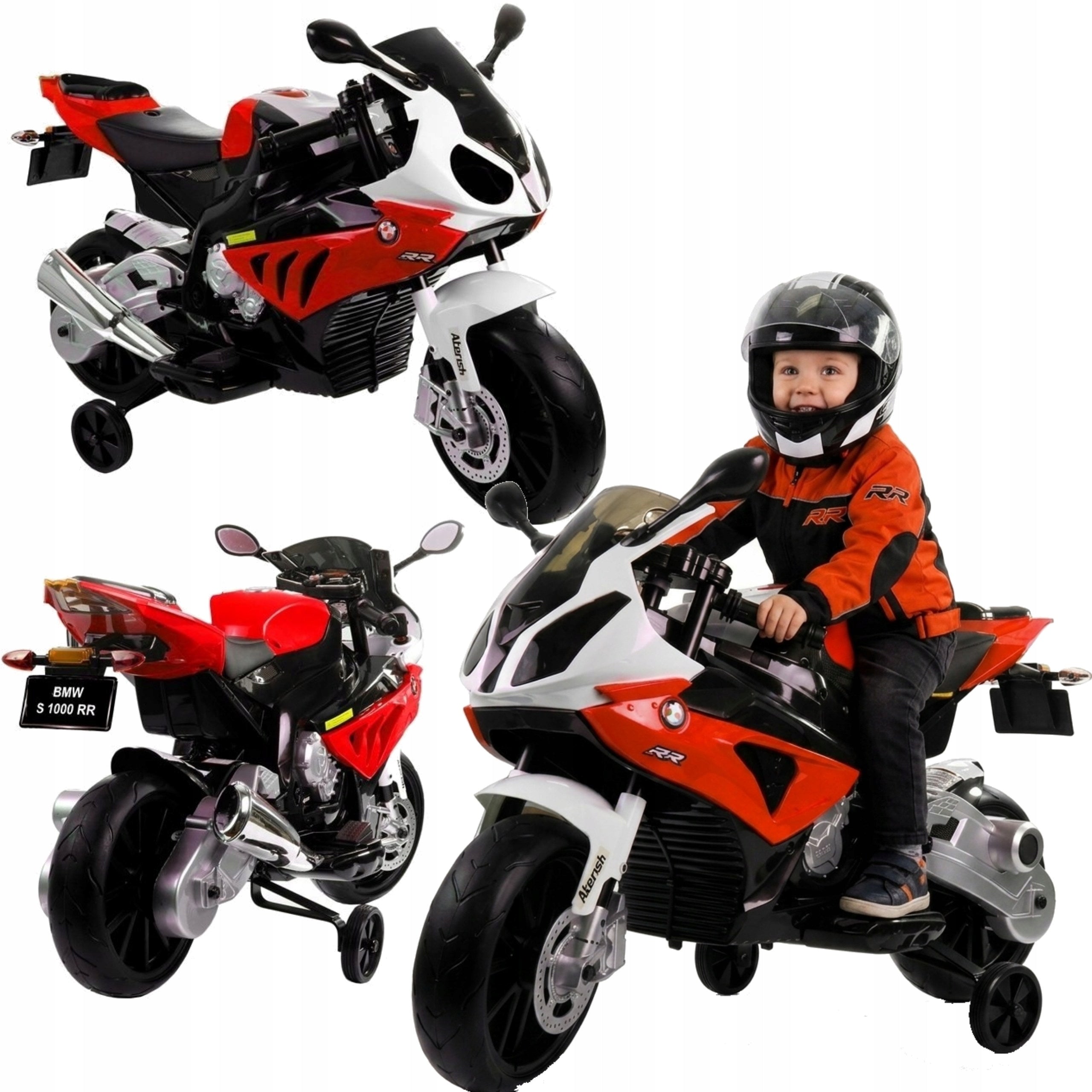 Motor For Kids Rechargeable Electric Tricycle LED Lights Red
