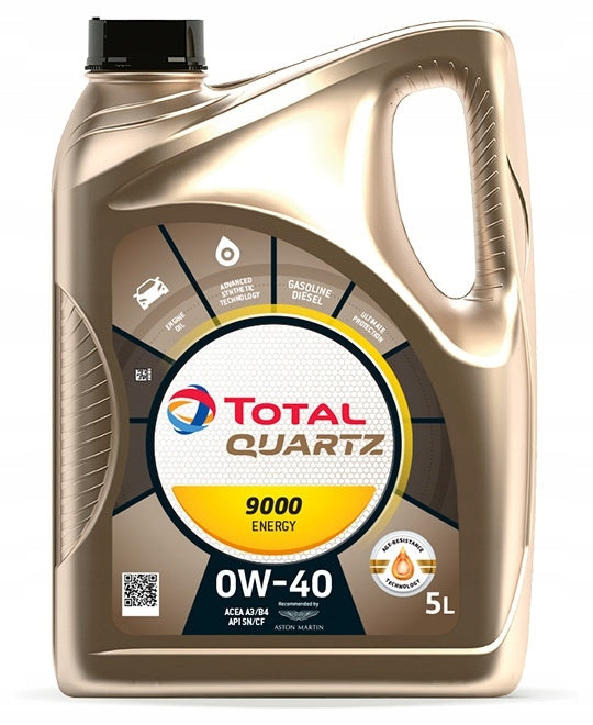 Motor Oil 0W40 Total Quartz 9000 Energy 5L