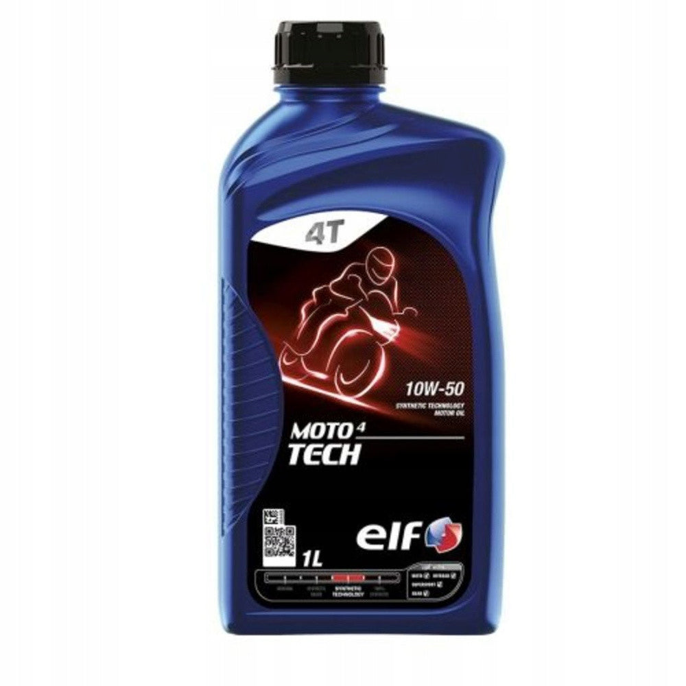 Motor Oil Synthetic ELF MOTO 4 TECH 10W-50 1L