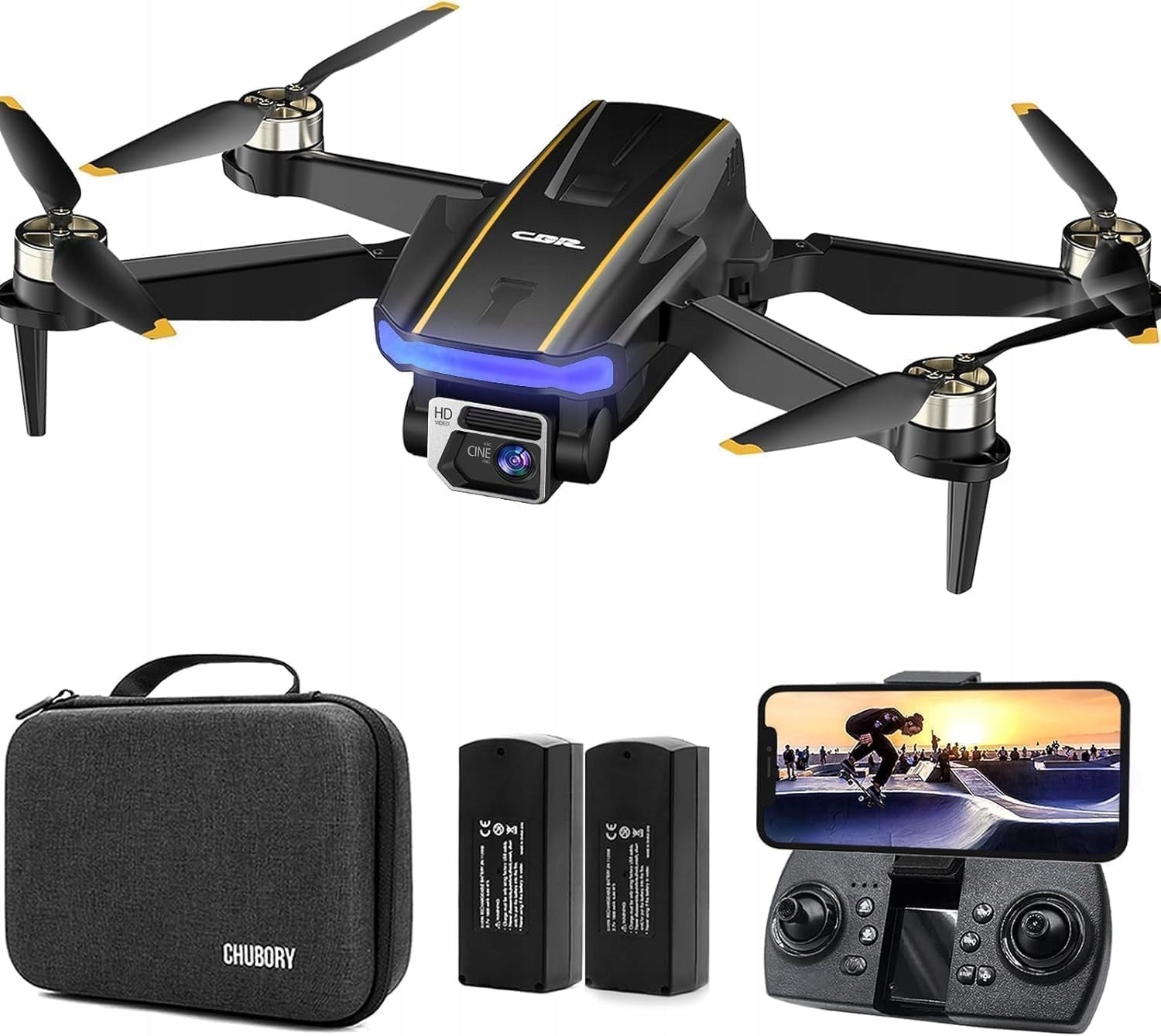 Motor drone brushless WiFi camera FPV Quadcopter SET CHUBORY A68 Brand no brand