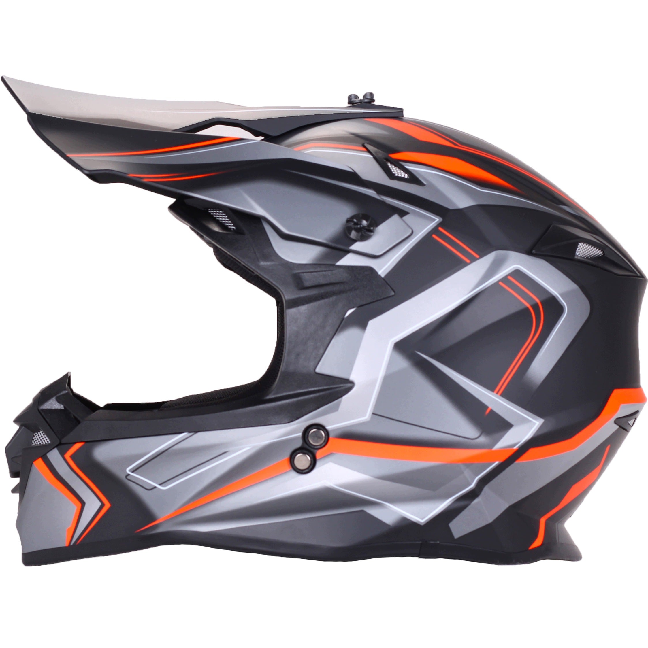 Motor helmet ECE 22.06 cross & offroad orange black universal HSR HS217 XL Packaging status original