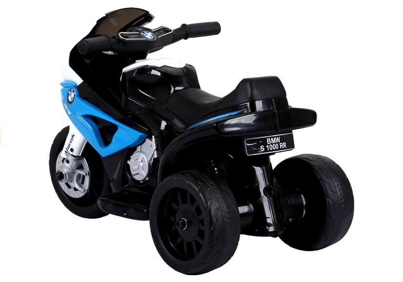 Einzelnes elektrisches Kindermotorrad BMW S1000RR, blau 