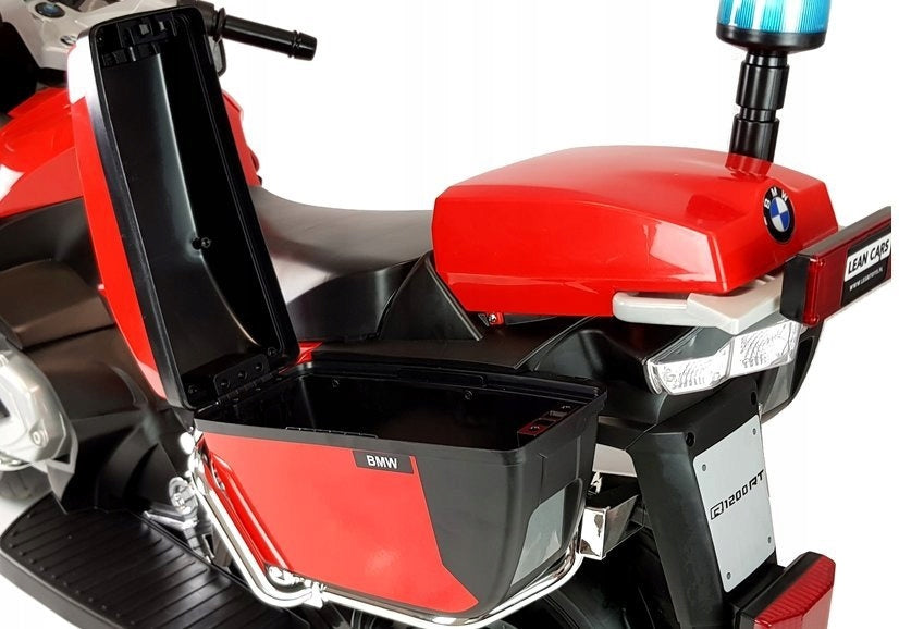 Elektromotorrad für Kinder BMW R1200 Police, rot 