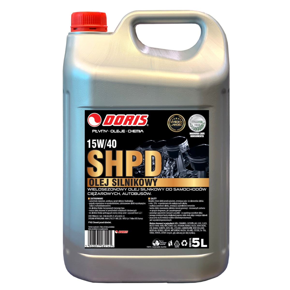 Motor oil 15W40 SHPD DORIS 5L 1pcs