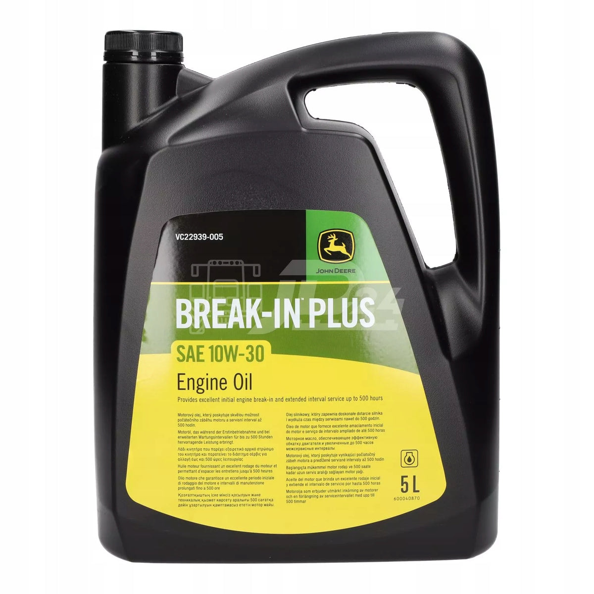 Motor oil JD Break In Plus 10W-30 5L VC22939-005
