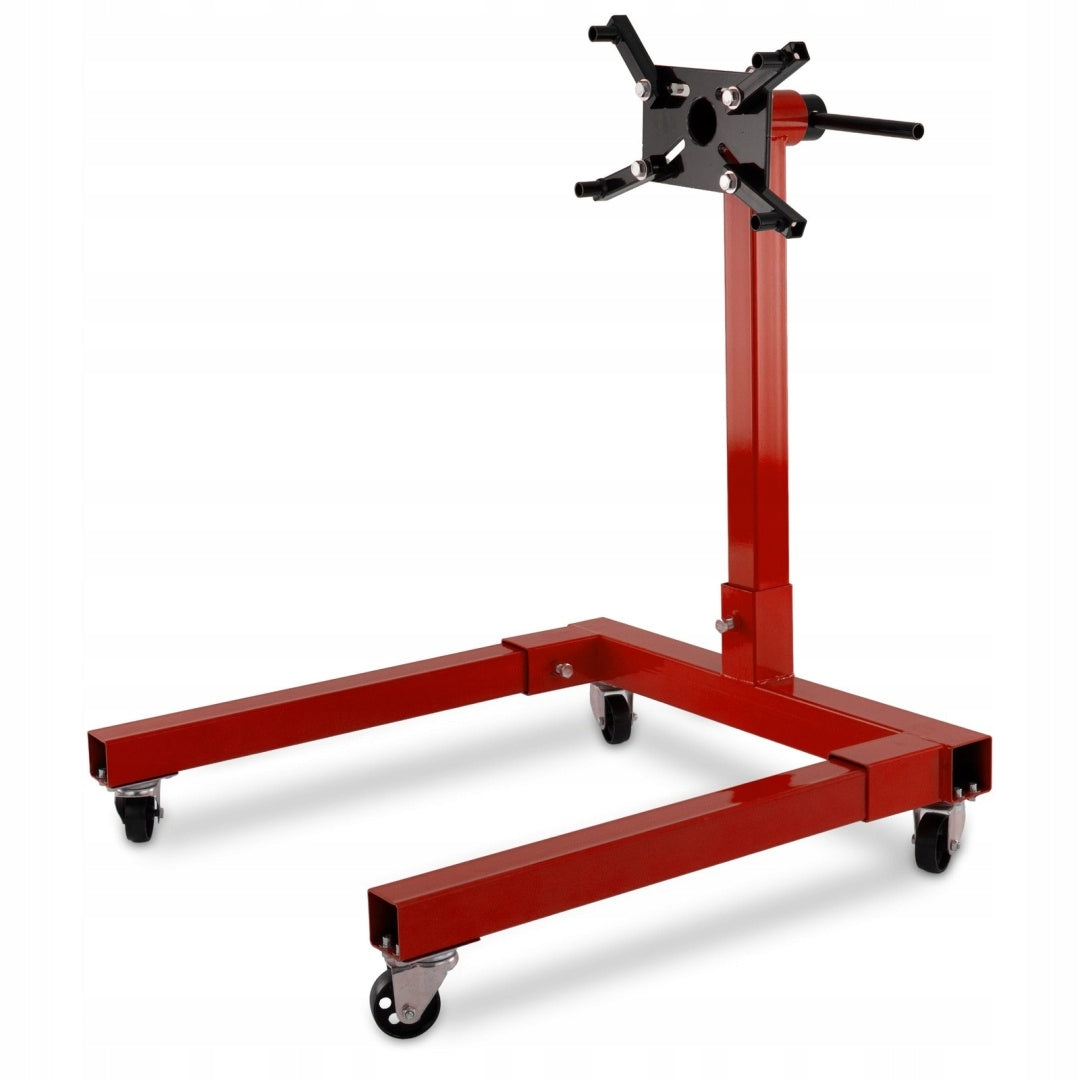 Motor rack 570 kg rotary mobile workshop 4 wheels 360°