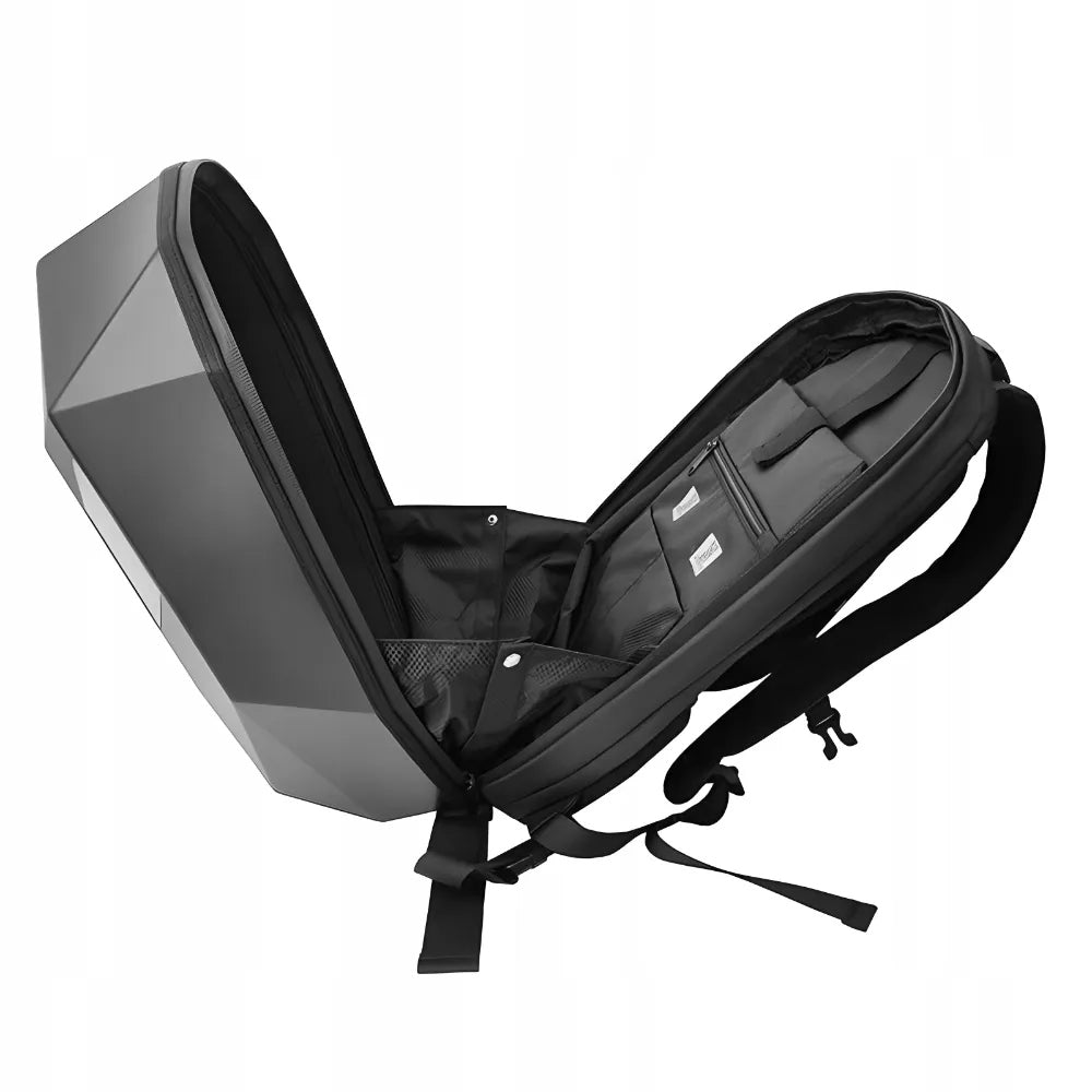 Motorcycle Backpack Iron Man Eyes LED Screen Spacious Waterproof + Powerbank BT Product weight with unit packaging 1 kg